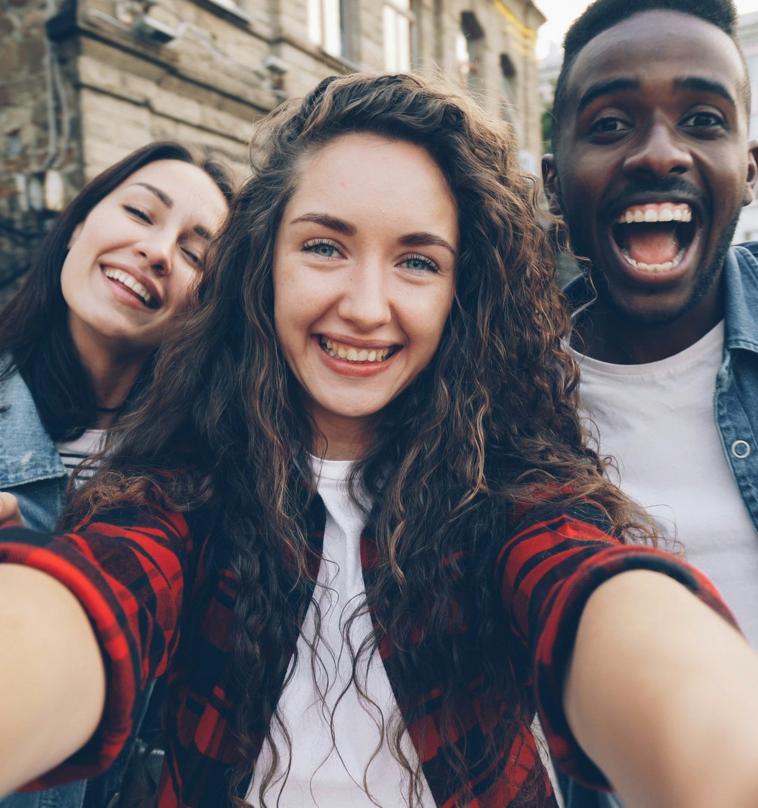 Young adults connected through Blue Wolf support